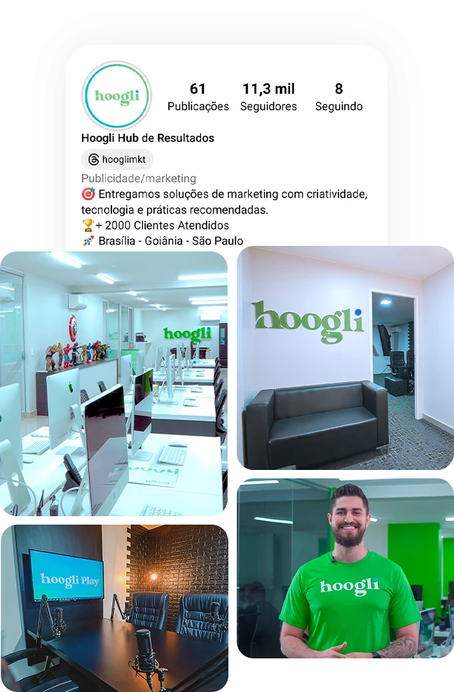 Mosaico de imagens da Hoogli