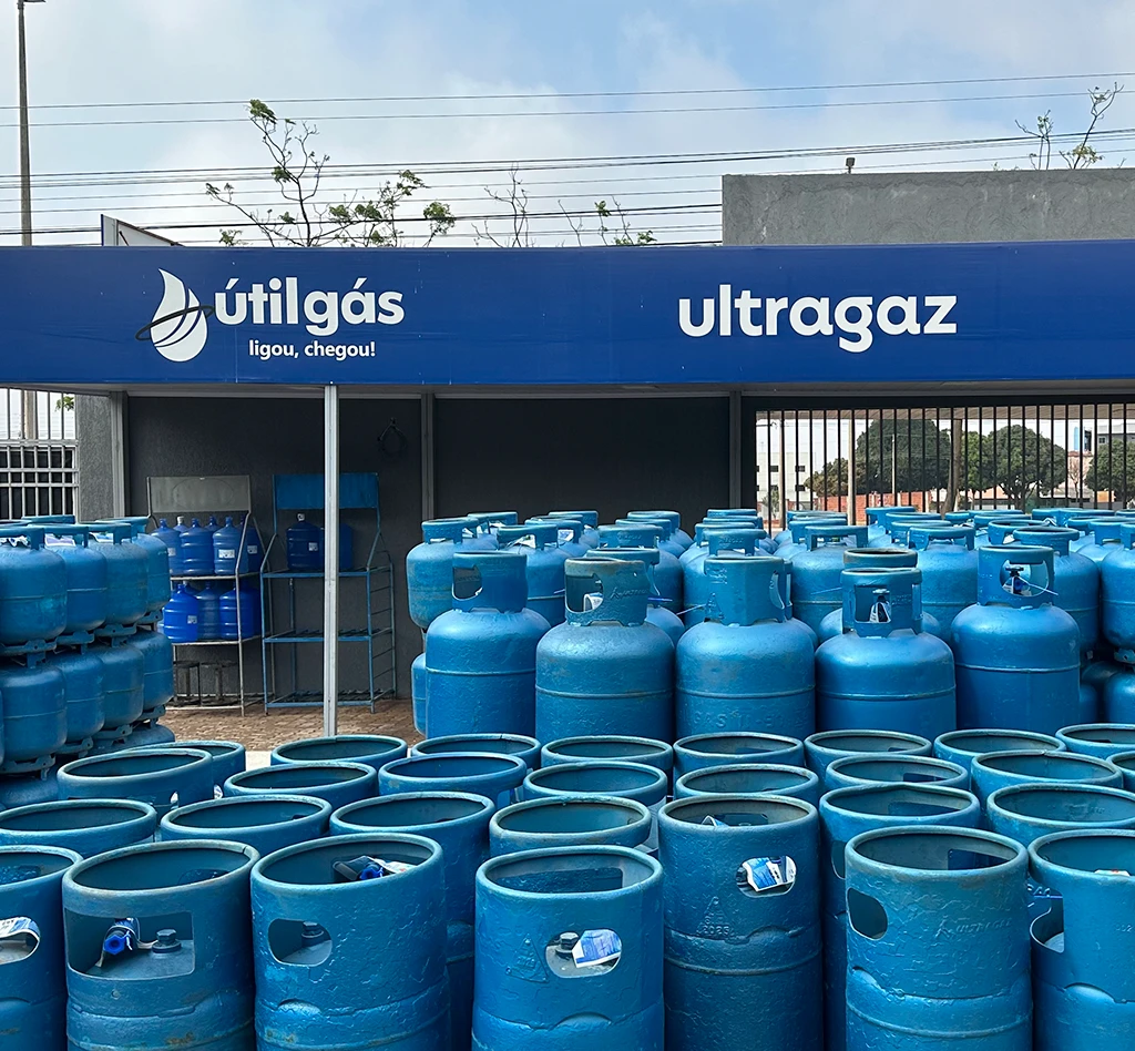 Entrega de gás GLP da Útil Gás no Distrito Federal